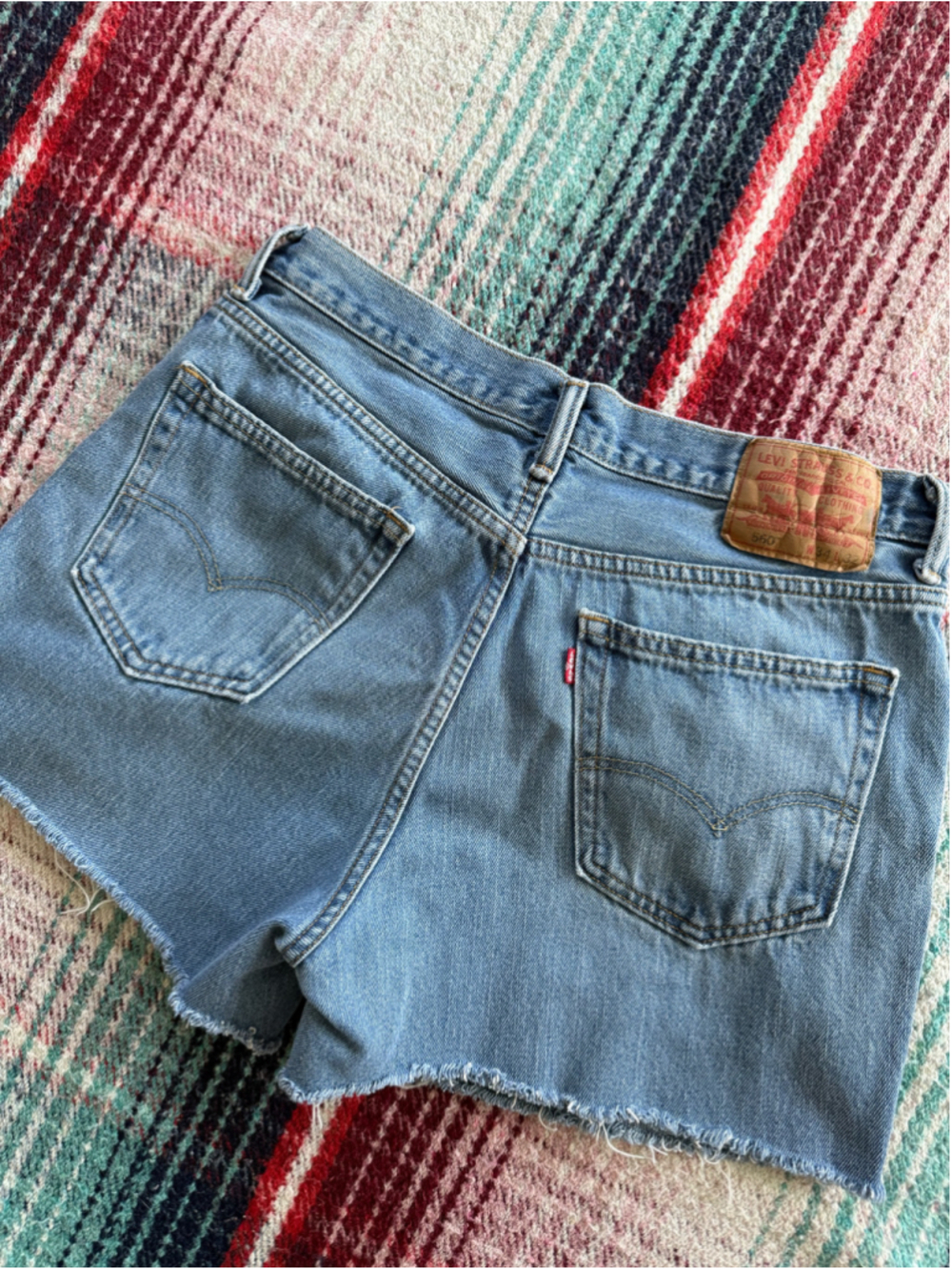 Levi’s 560 Cut Off Denim Shorts 34